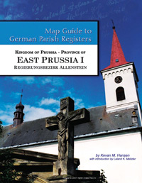 PDF EBook-Map Guide To German Parish Registers Vol. 46 – Kingdom Of Prussia, Province Of East Prussia I, Regierungsbezirk Allenstein