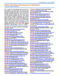 Online U.S. Nationwide Censuses & Substitutes -  Insta-Guide - PDF eBook