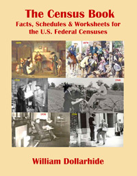 The Census Book: Facts, Schedules & Worksheets For The U.S. Federal Censuses - Hard-bound Edition