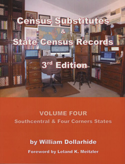 PDF EBook: Census Substitutes & State Census Records, Third Edition, Volume 4 – Southcentral & Four Corners States