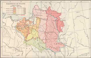 1772 - 1795 Partitions of Poland