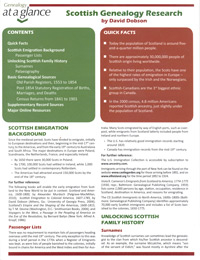 Genealogy At A Glance: Scottish Genealogy Research. Updated Edition