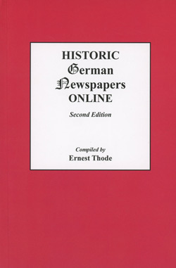 Historic German Newspapers Online. Second Edition