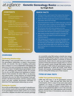 Genealogy At A Glance: Genetic Genealogy Basics - Second Edition