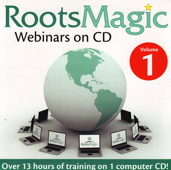 RootsMagic Webinars on CD, Volume 1