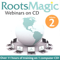RootsMagic Webinars on CD, Volume 2