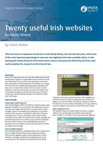 Handy Guide: Twenty Useful Irish Websites For Family History