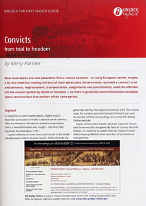 Handy Guide: Convicts: From Trial to Freedom